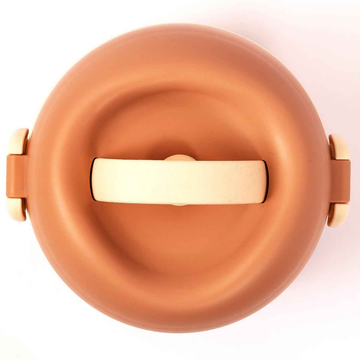 Eazy Kids 1.32L Brown Lunch Box Unisex, 3-4 Years