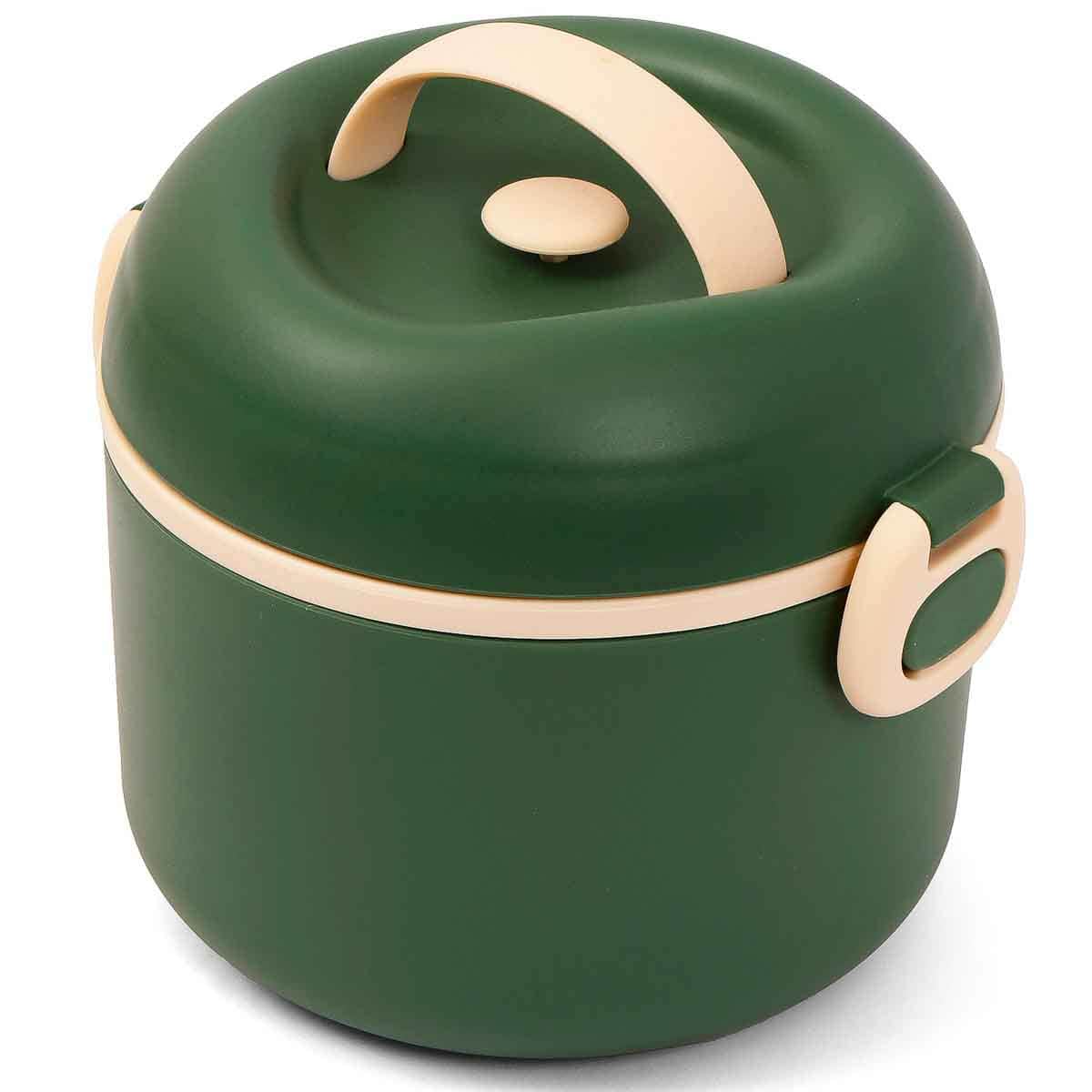 Eazy Kids 1.32L Green Lunch Box Unisex, 3-4 Years