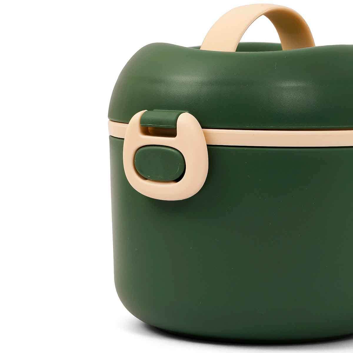 Eazy Kids 1.32L Green Lunch Box Unisex, 3-4 Years