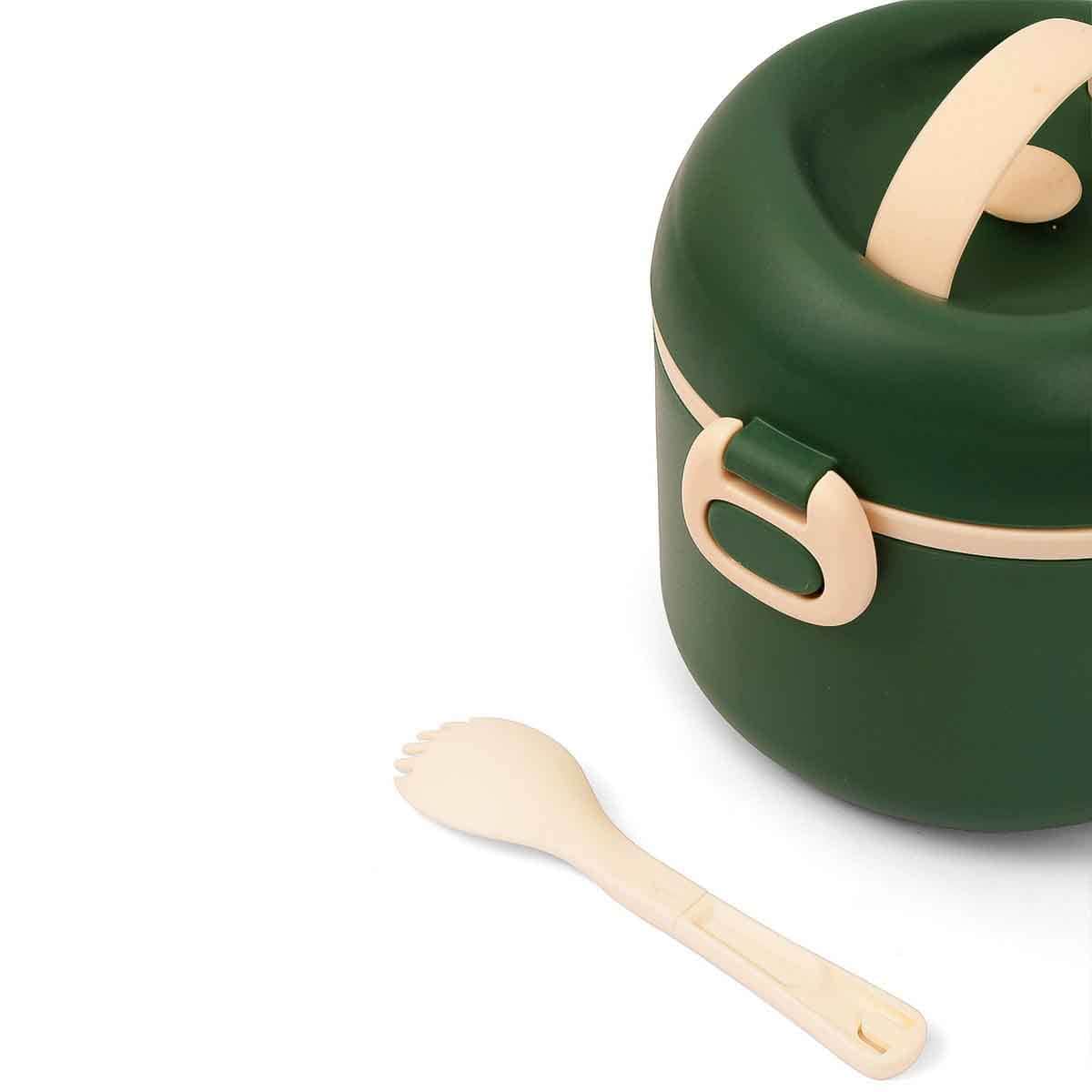 Eazy Kids 1.32L Green Lunch Box Unisex, 3-4 Years