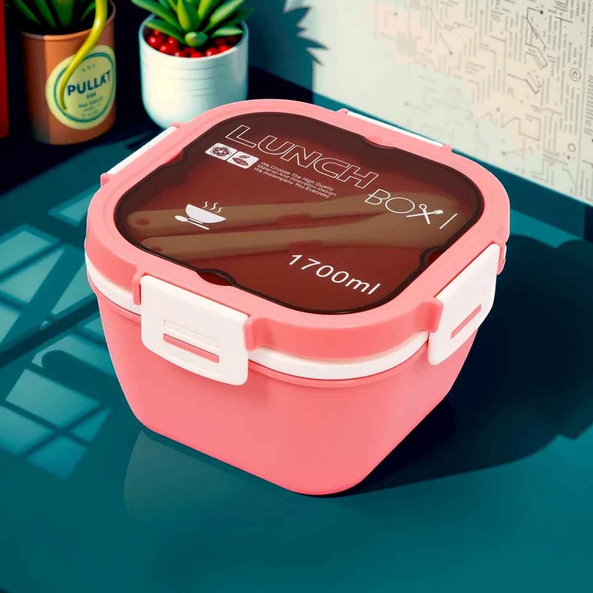 إيزي كيدز صندوق غداء 1.7 لتر وردي للجنسين، 3-4 سنوات