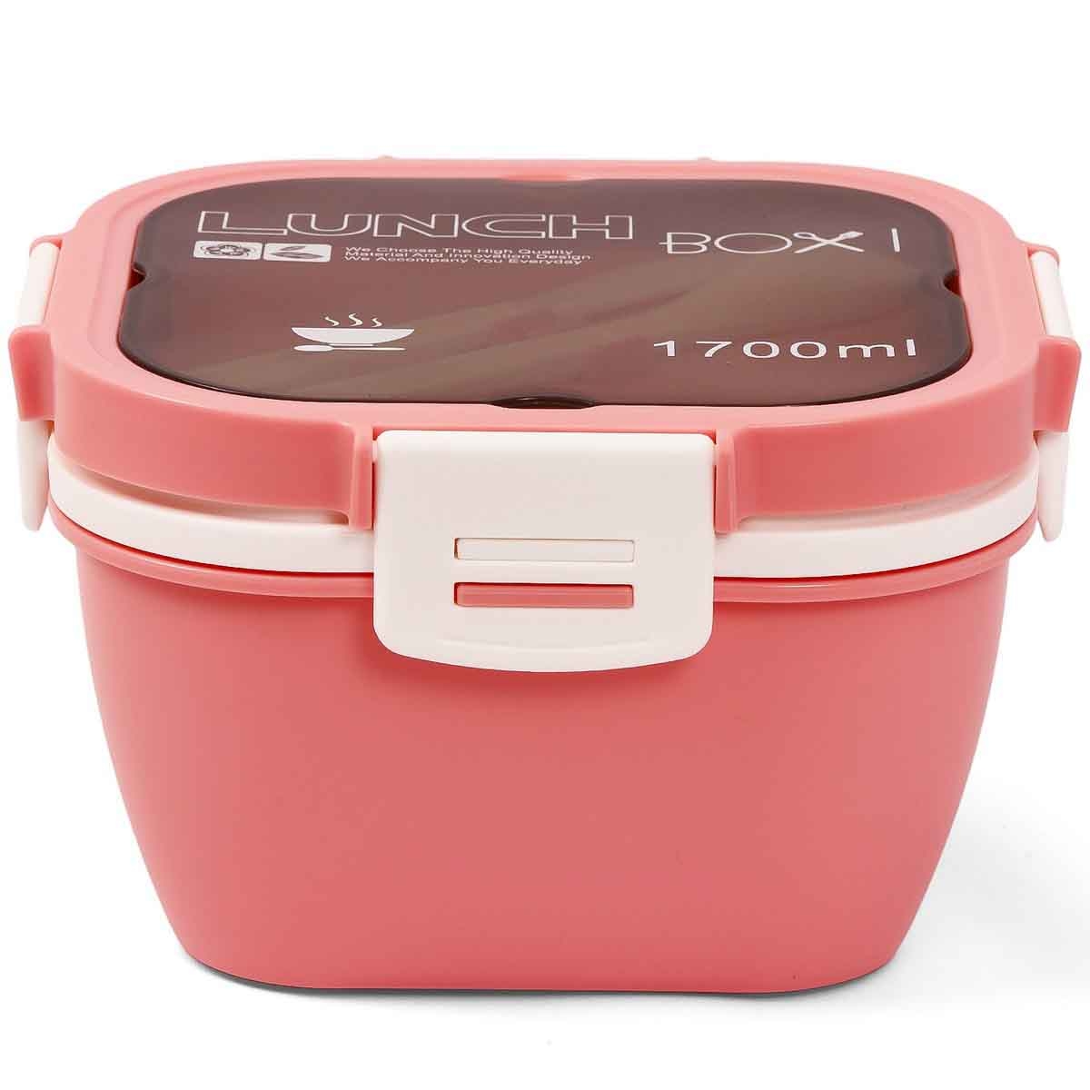 إيزي كيدز صندوق غداء 1.7 لتر وردي للجنسين، 3-4 سنوات