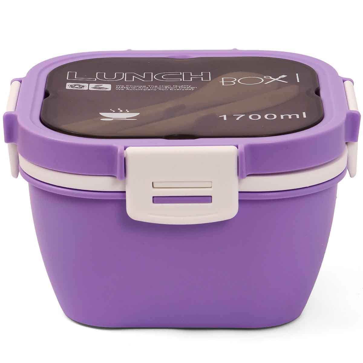 Eazy Kids 1.7L Purple Lunch Box Unisex, 3-4 Years