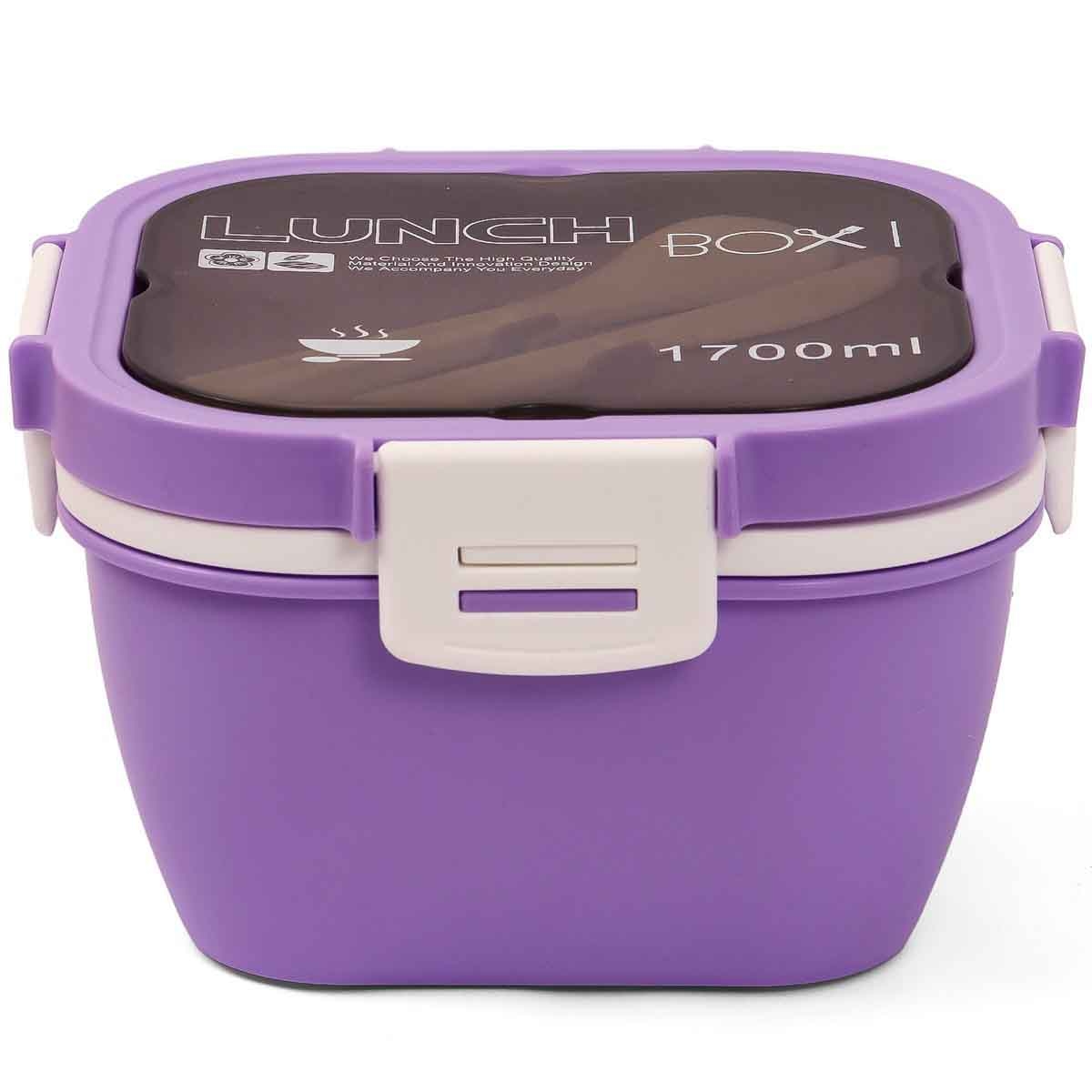 Eazy Kids 1.7L Purple Lunch Box Unisex, 3-4 Years