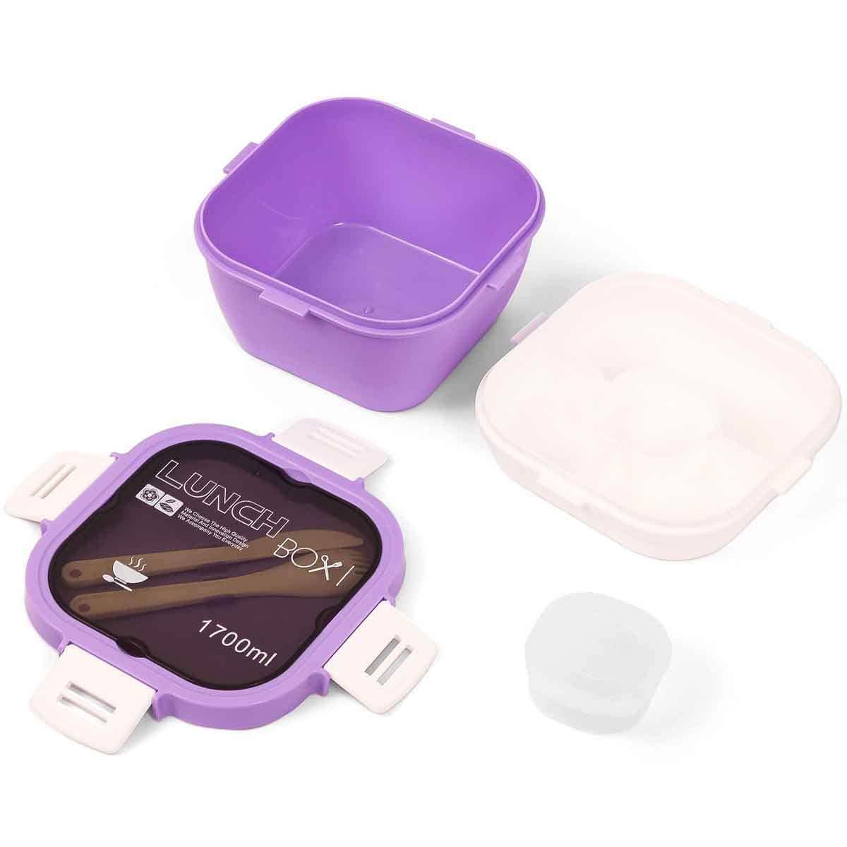 Eazy Kids 1.7L Purple Lunch Box Unisex, 3-4 Years