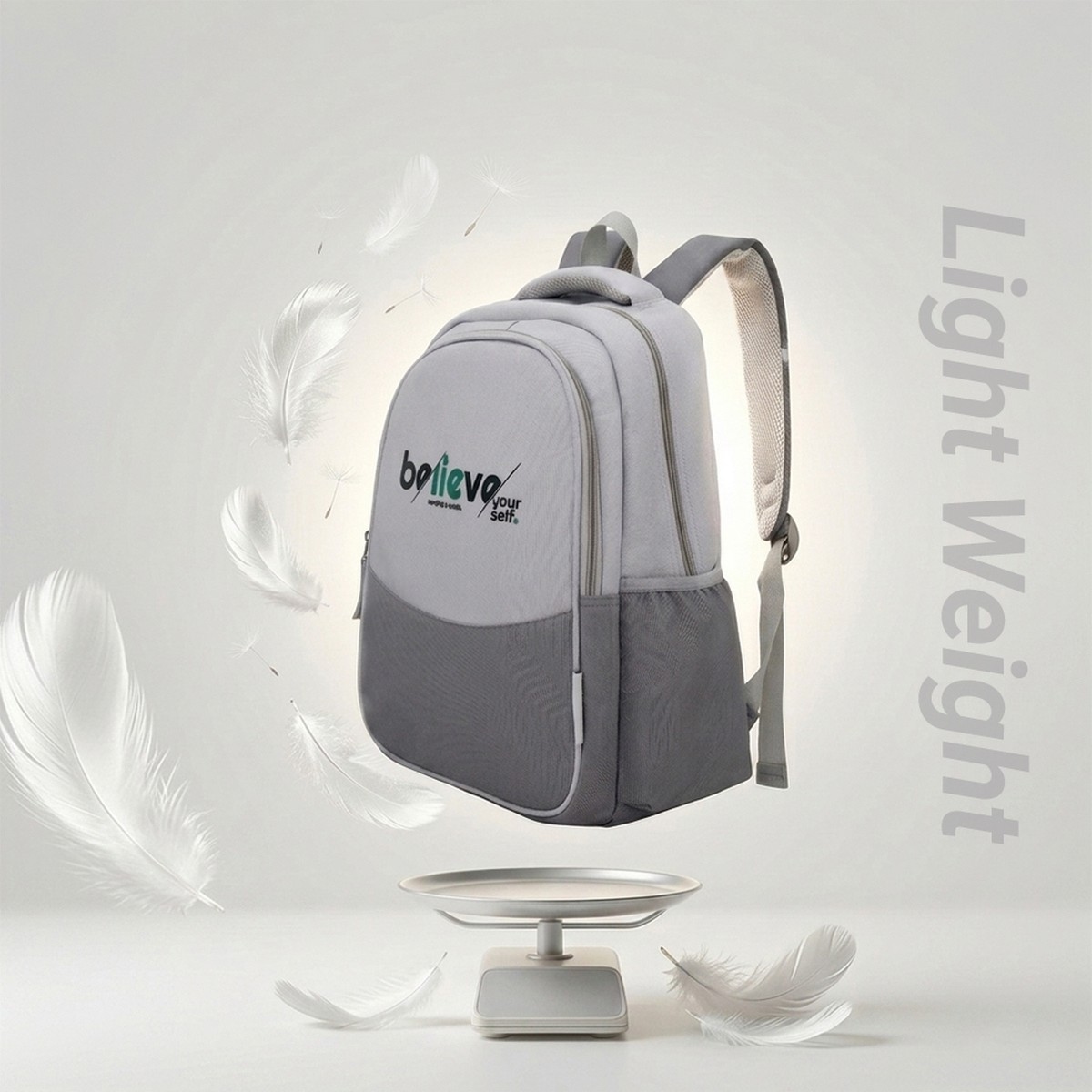 Eazy Kids 15.3” Believe Yourself Lightweight School Backpack