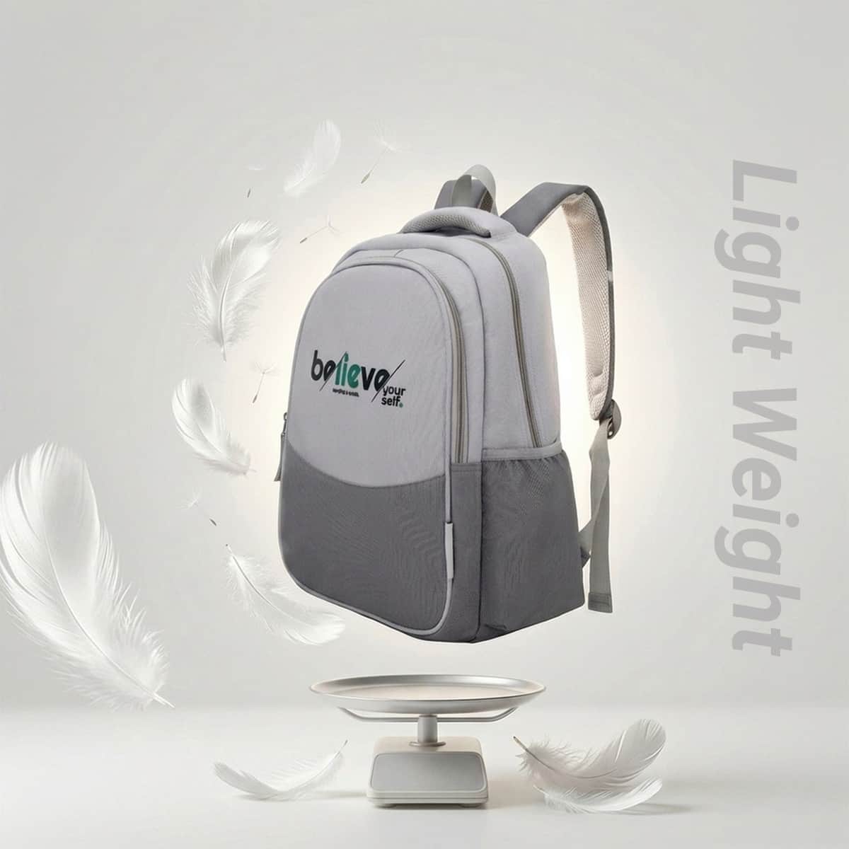 Eazy Kids 15.3” Believe Yourself Lightweight School Backpack