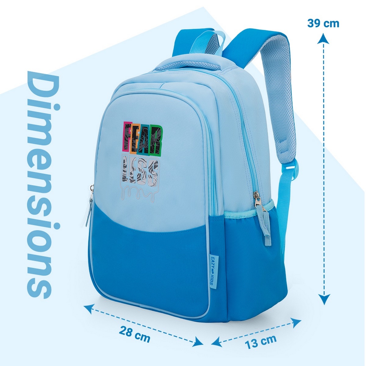 Eazy Kids 15.3” Fearless Lightweight School Backpack