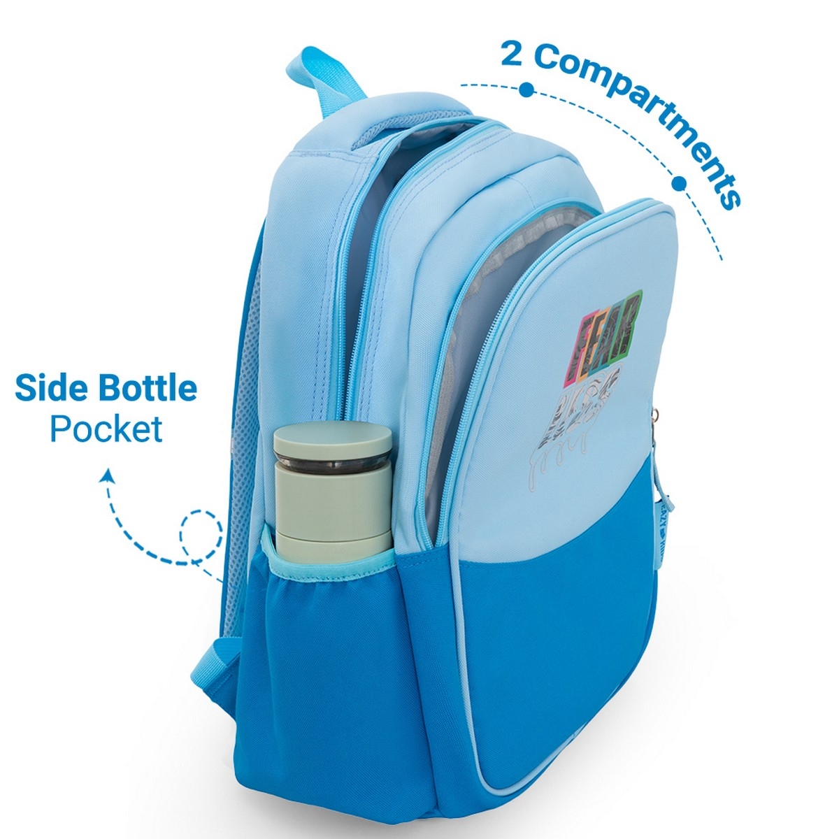 Eazy Kids 15.3” Fearless Lightweight School Backpack