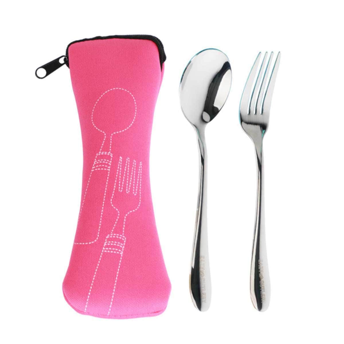 Eazy Kids 1600ml 3/4 Convertible Jumbo Bento Lunch Box with 290ml Leakproof SS Gravy Bowl, Spoon & Fork Set with Pouch