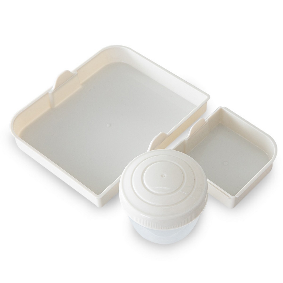 Eazy Kids 1650ml 3/4/5 Compartment Convertible Bento LunchBox with 150ml Gravy Bowl