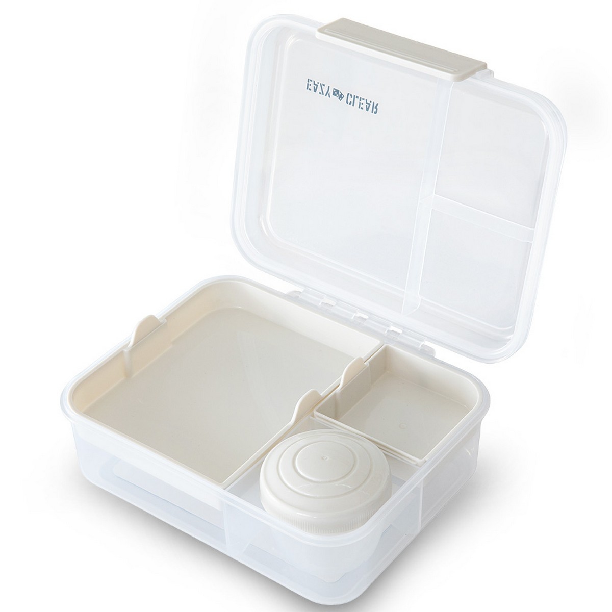 Eazy Kids 1650ml 3/4/5 Compartment Convertible Bento LunchBox with 150ml Gravy Bowl