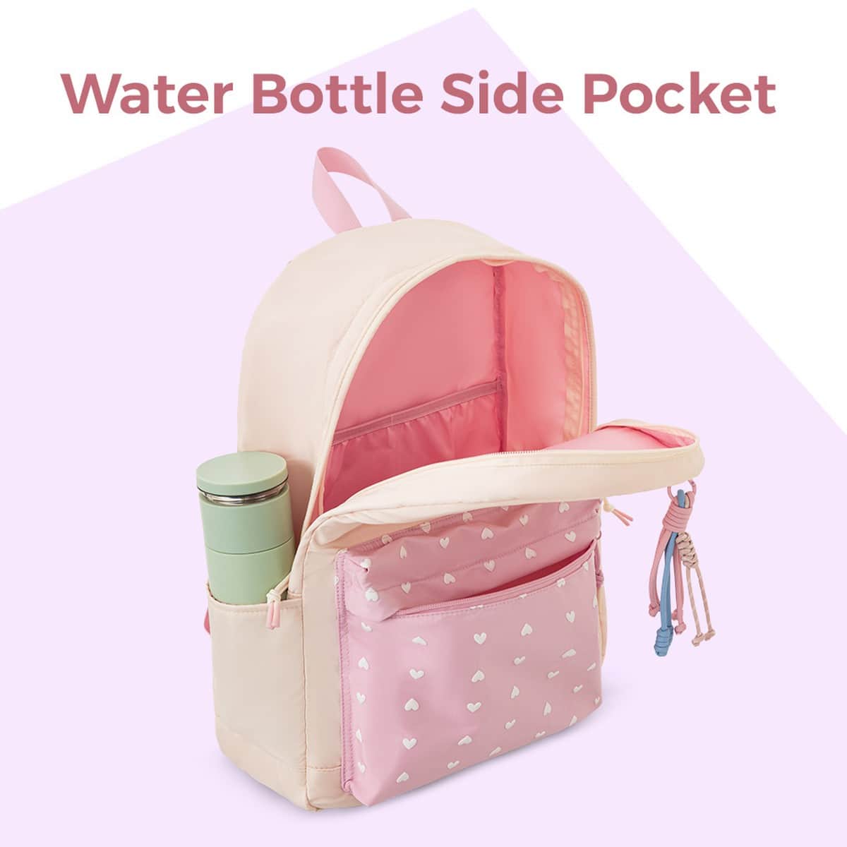 إيزي كيدز حقيبة مدرسية خفيفة بلاش راش 16.5 بوصة مع حجرة لابتوب