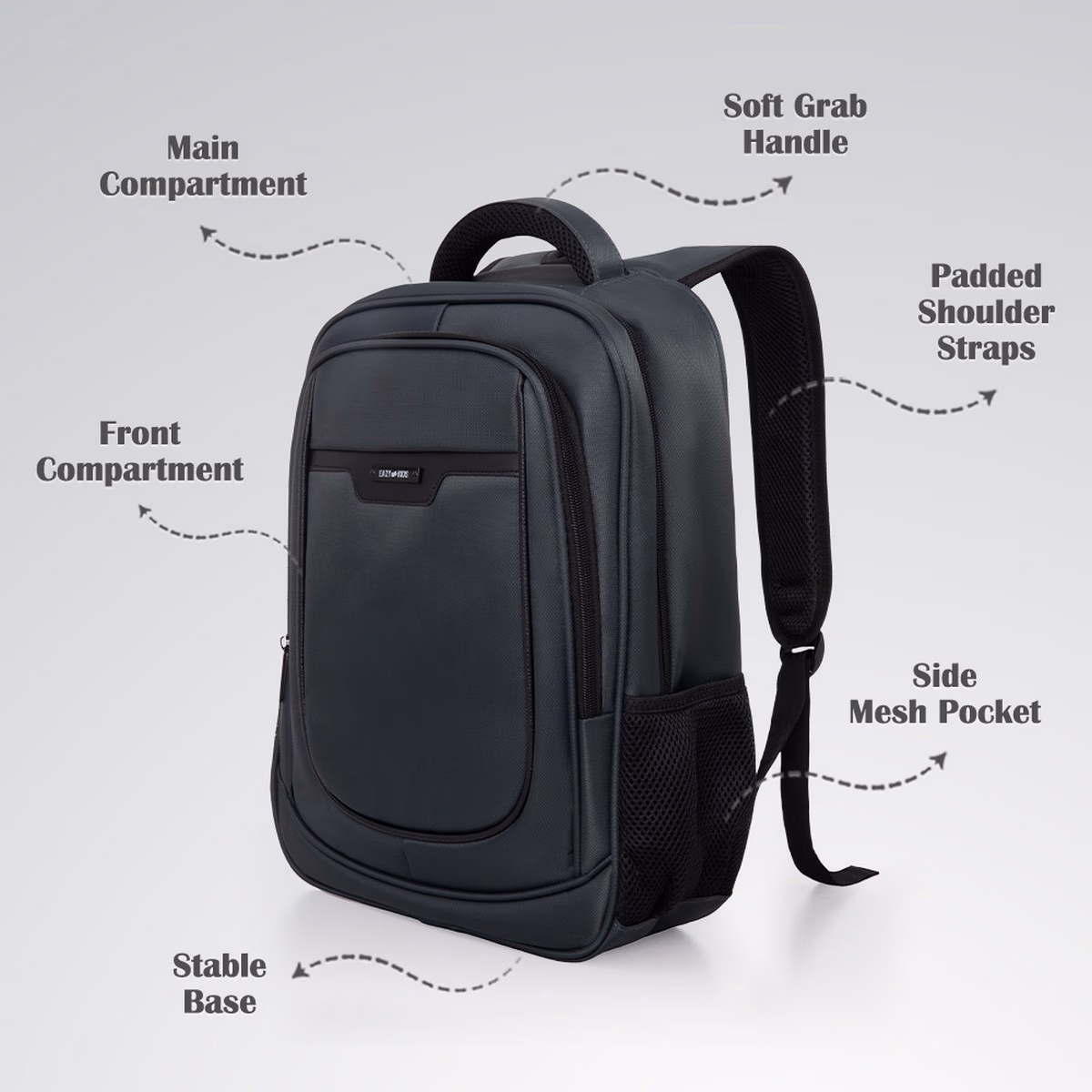 Eazy Kids 16” Backpack with Laptop Sleeve & 710ml Stainless Steel Water Bottle