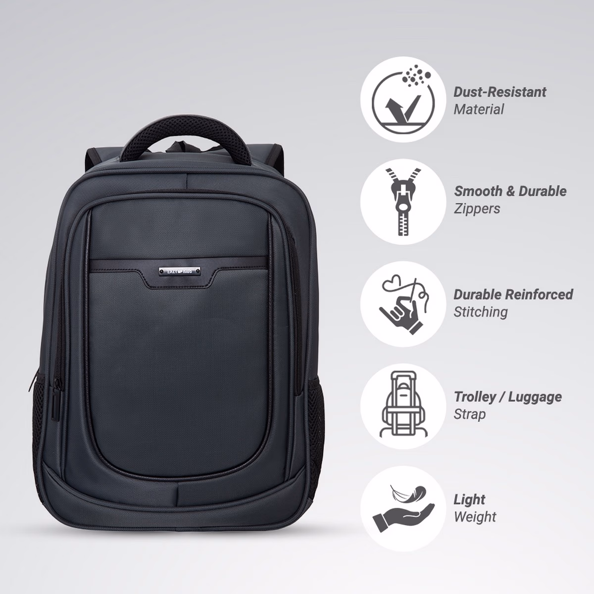 Eazy Kids 16” Backpack with Laptop Sleeve & 710ml Stainless Steel Water Bottle