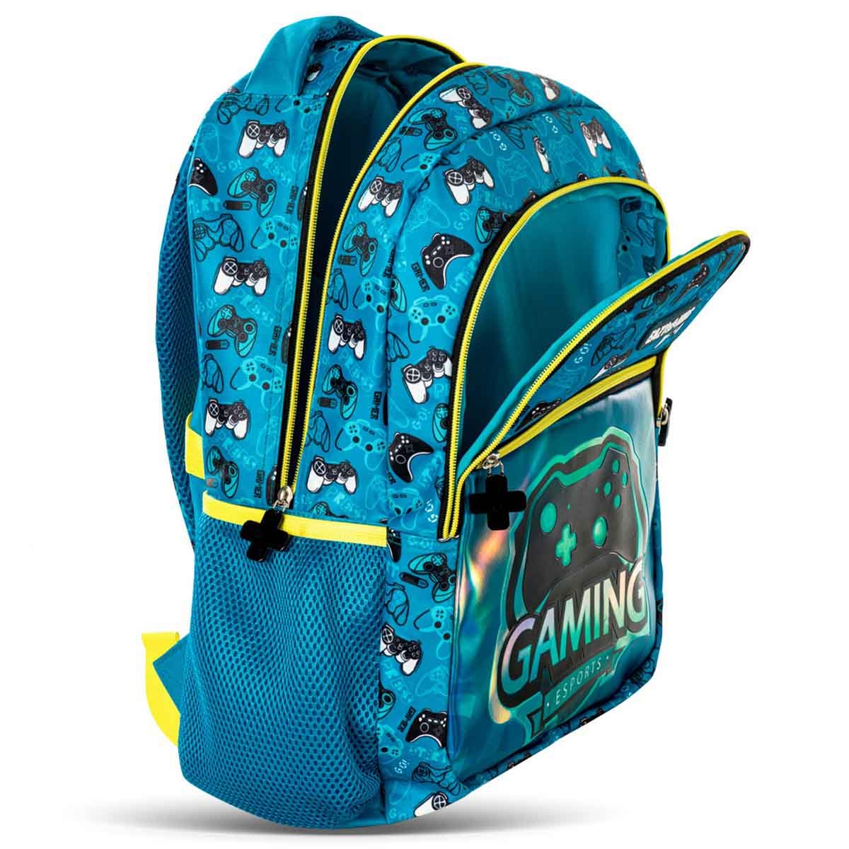 Eazy Kids 16" Gaming 3-in-1 Backpack with Lunch Bag & Pencil Case