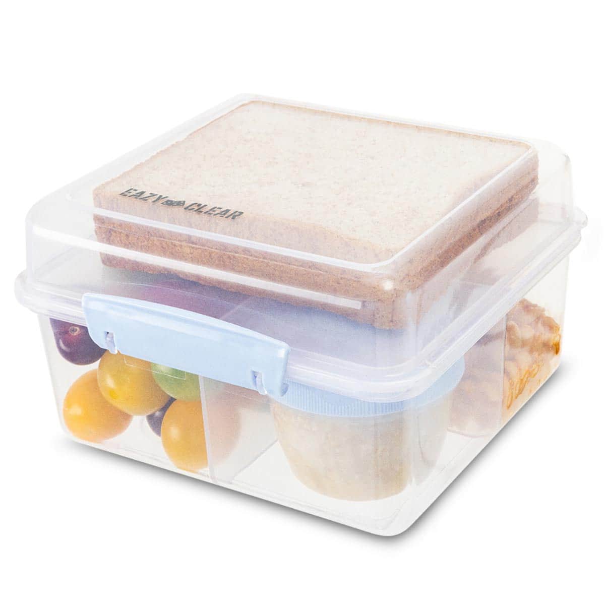 Eazy Kids 1780ml All in One Lunch & Sandwich Box with Food Jar