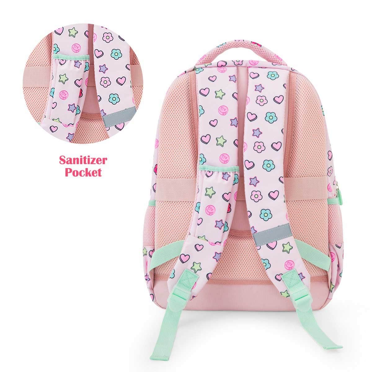 Eazy Kids 17” Always Believe Backpack with Laptop Compartment & Lunch Bag with Pencil Case