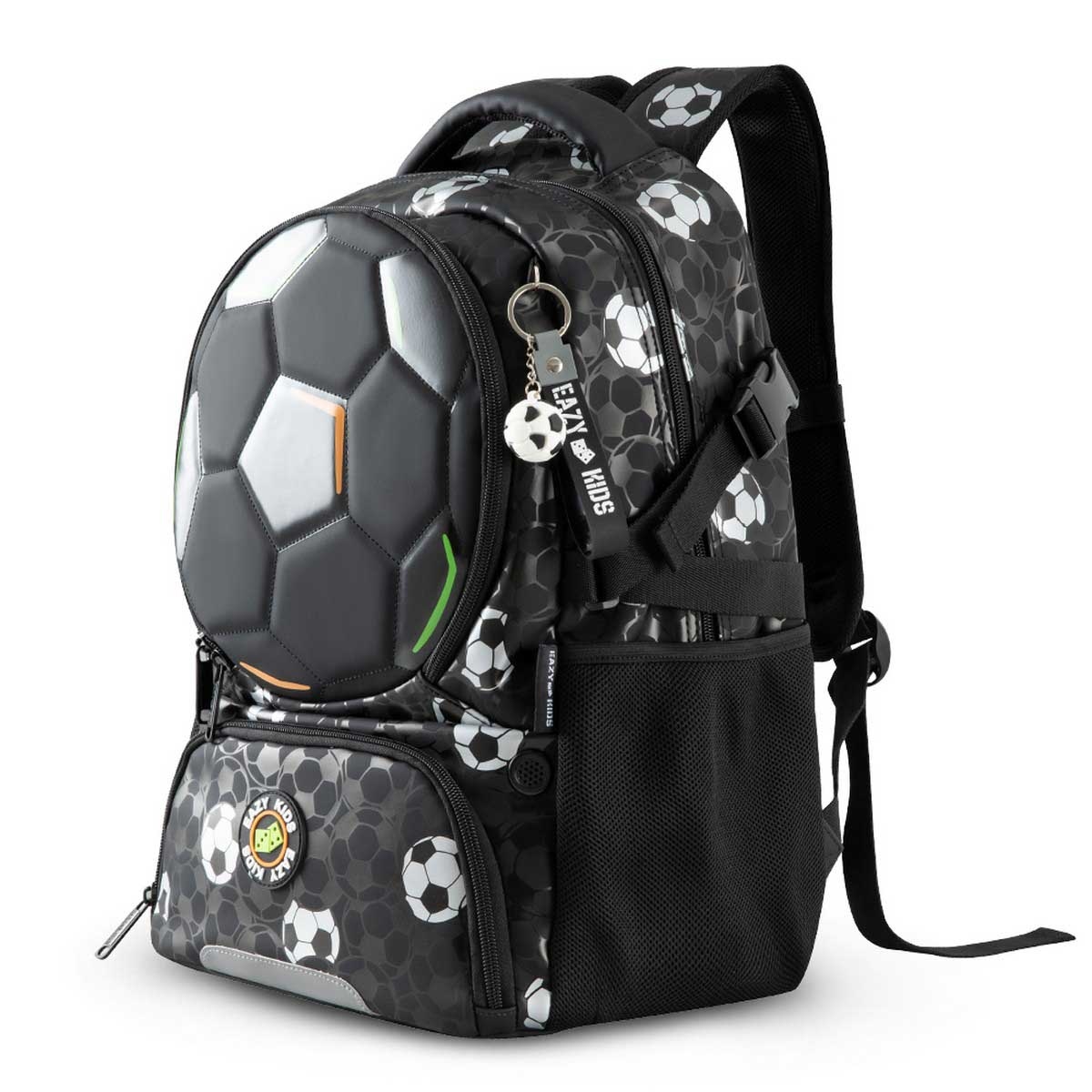 Eazy Kids 17” Football Backpack & Lunch Bag with Pencil Case