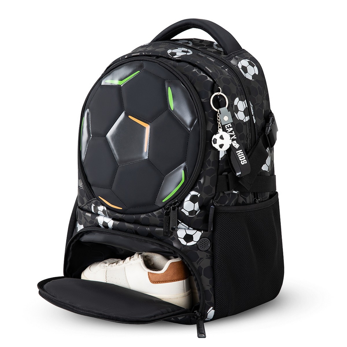 Eazy Kids 17” Football Backpack & Lunch Bag with Pencil Case