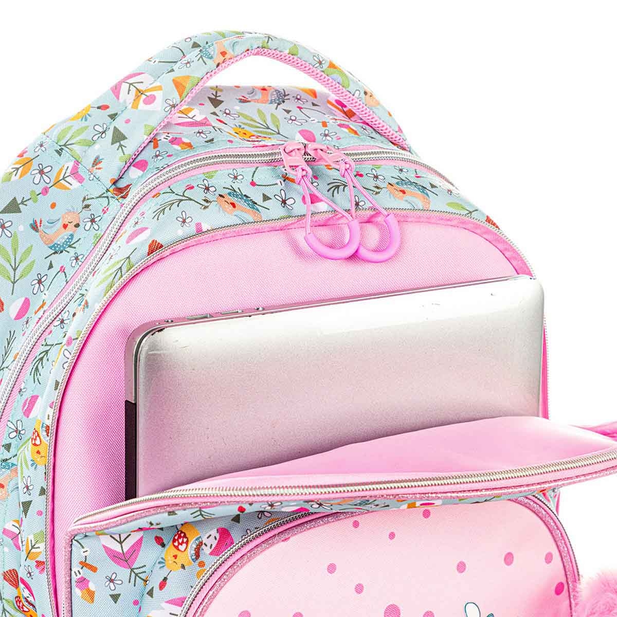 Eazy Kids 17" Love 2-in-1 School Bag with Pencil Pouch