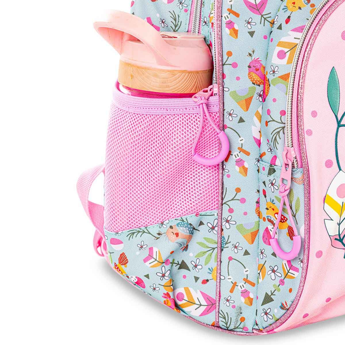 Eazy Kids 17" Love 3-in-1 School Bag with 4 Wheel Trolley & Pencil Pouch