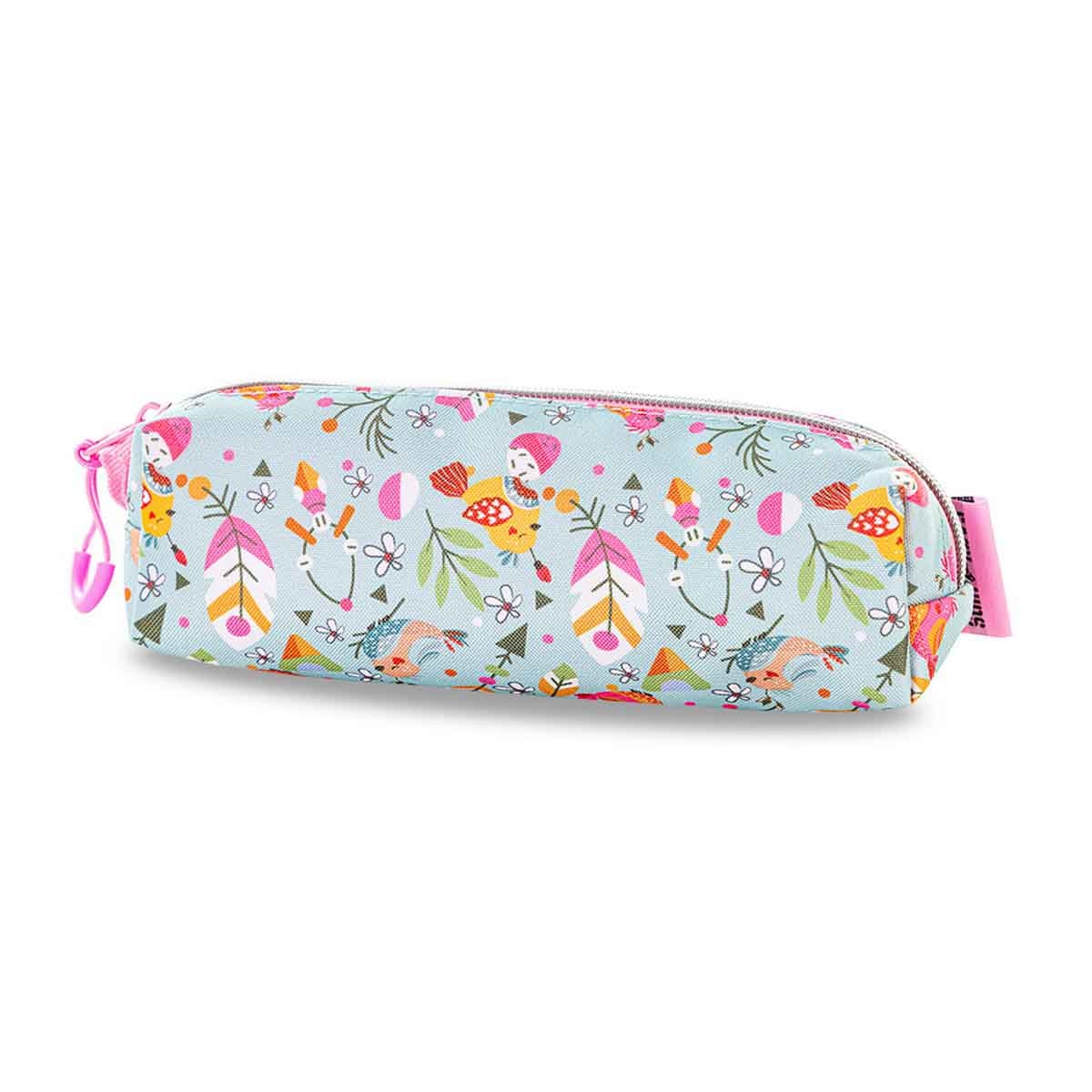 Eazy Kids 17" Love 3-in-1 School Bag with 4 Wheel Trolley & Pencil Pouch