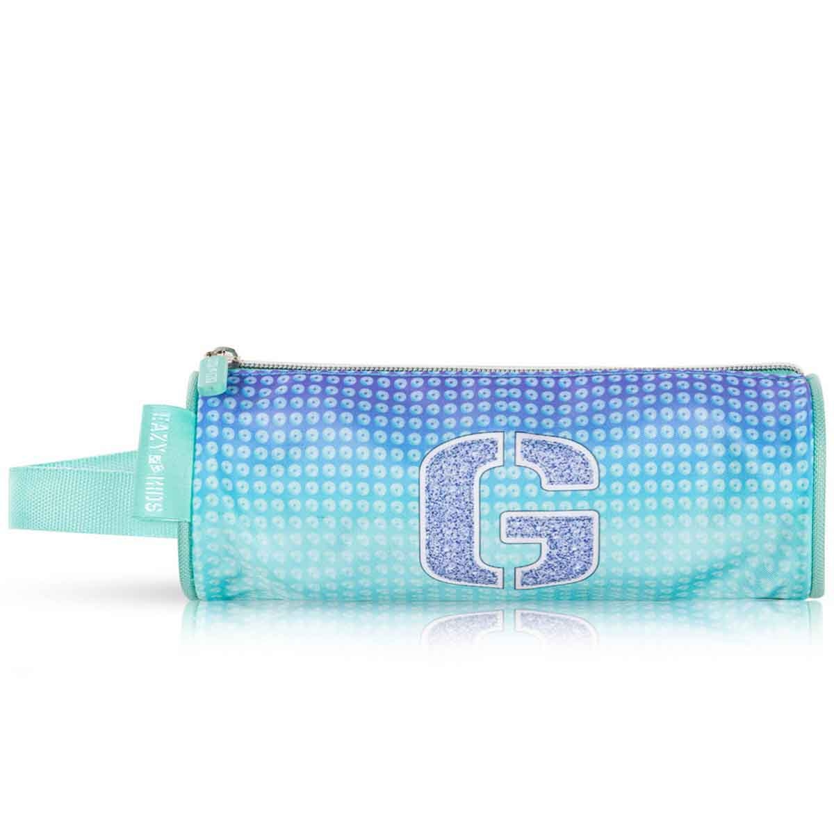 إيزي كيدز حقيبة ظهر 3 في 1 مقاس 17 إنش بتصميم جيرل غليتر مع حقيبة غداء ومقلمة