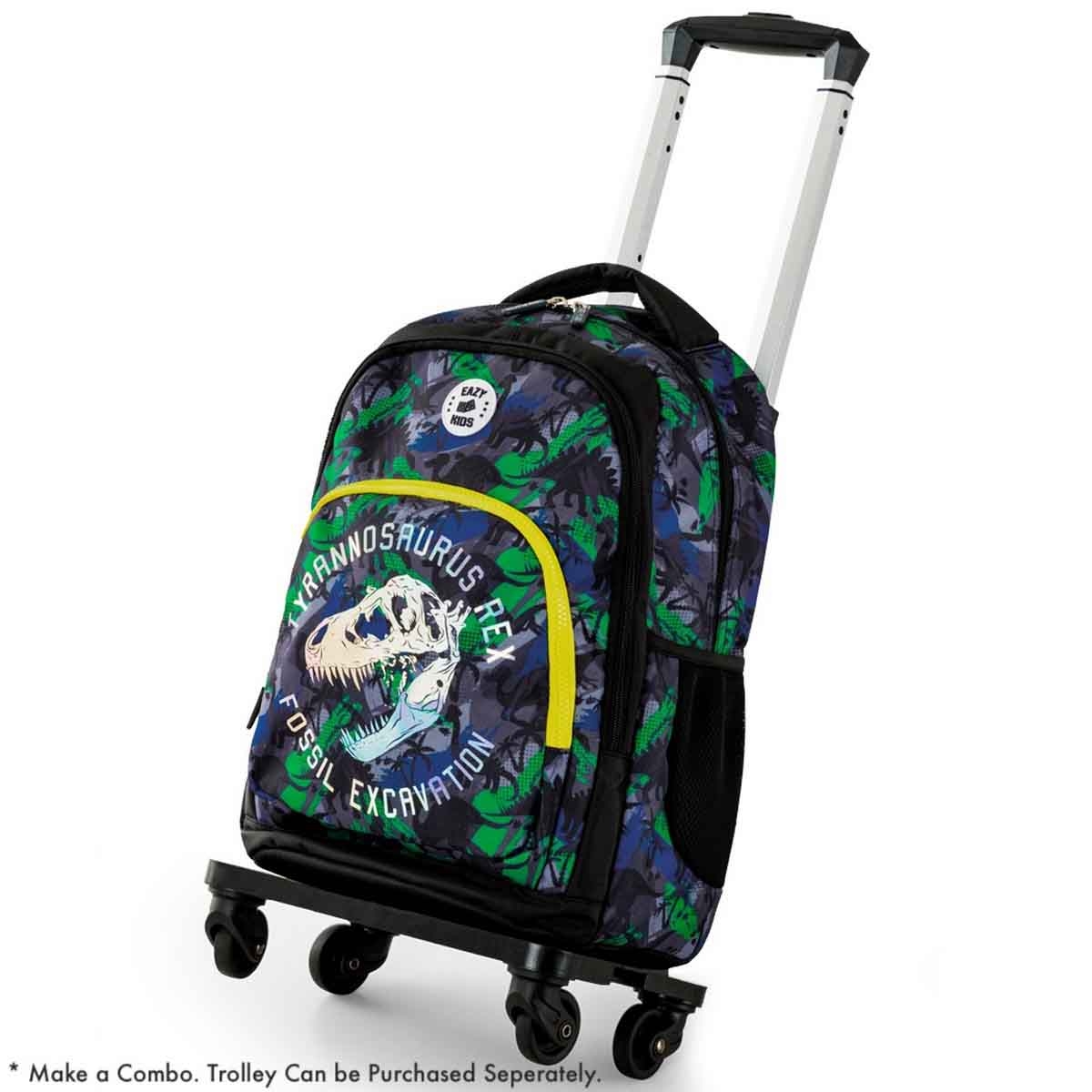 Eazy Kids 17" T-Rex 3-in-1 Backpack with Lunch Bag & Pencil Case