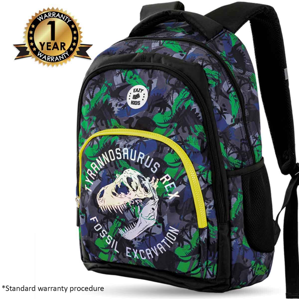 Eazy Kids 17" T-Rex 3-in-1 Backpack with Lunch Bag & Pencil Case