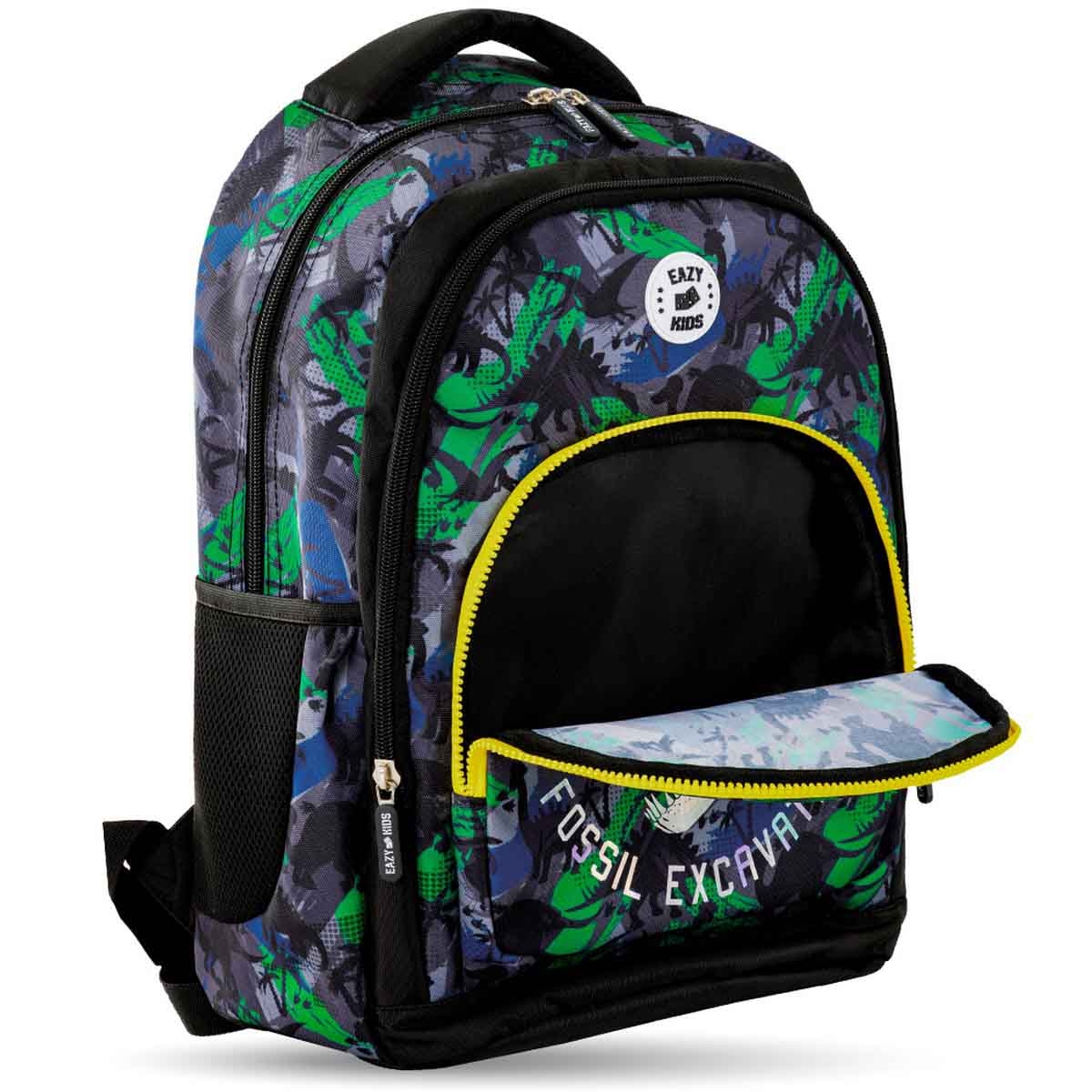 Eazy Kids 17" T-Rex 3-in-1 Backpack with Lunch Bag & Pencil Case