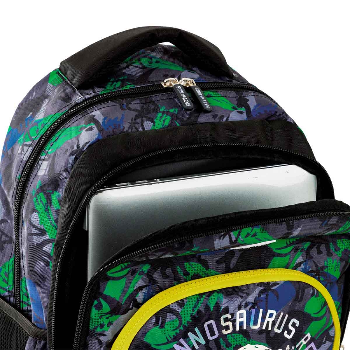 Eazy Kids 17" T-Rex 3-in-1 Backpack with Lunch Bag & Pencil Case