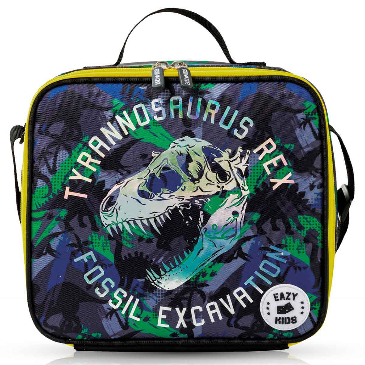 Eazy Kids 17" T-Rex 3-in-1 Backpack with Lunch Bag & Pencil Case