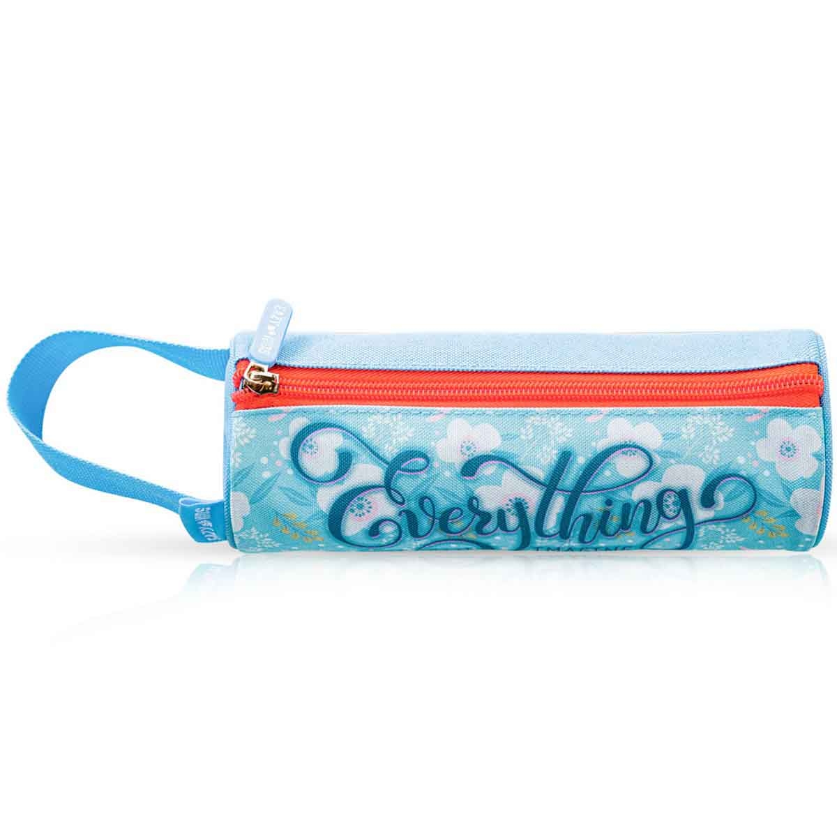 إيزي كيدز طقم مدرسي فلورا إديشن 4 عجلات مقاس 18 إنش مع حقيبة غداء ومقلمة