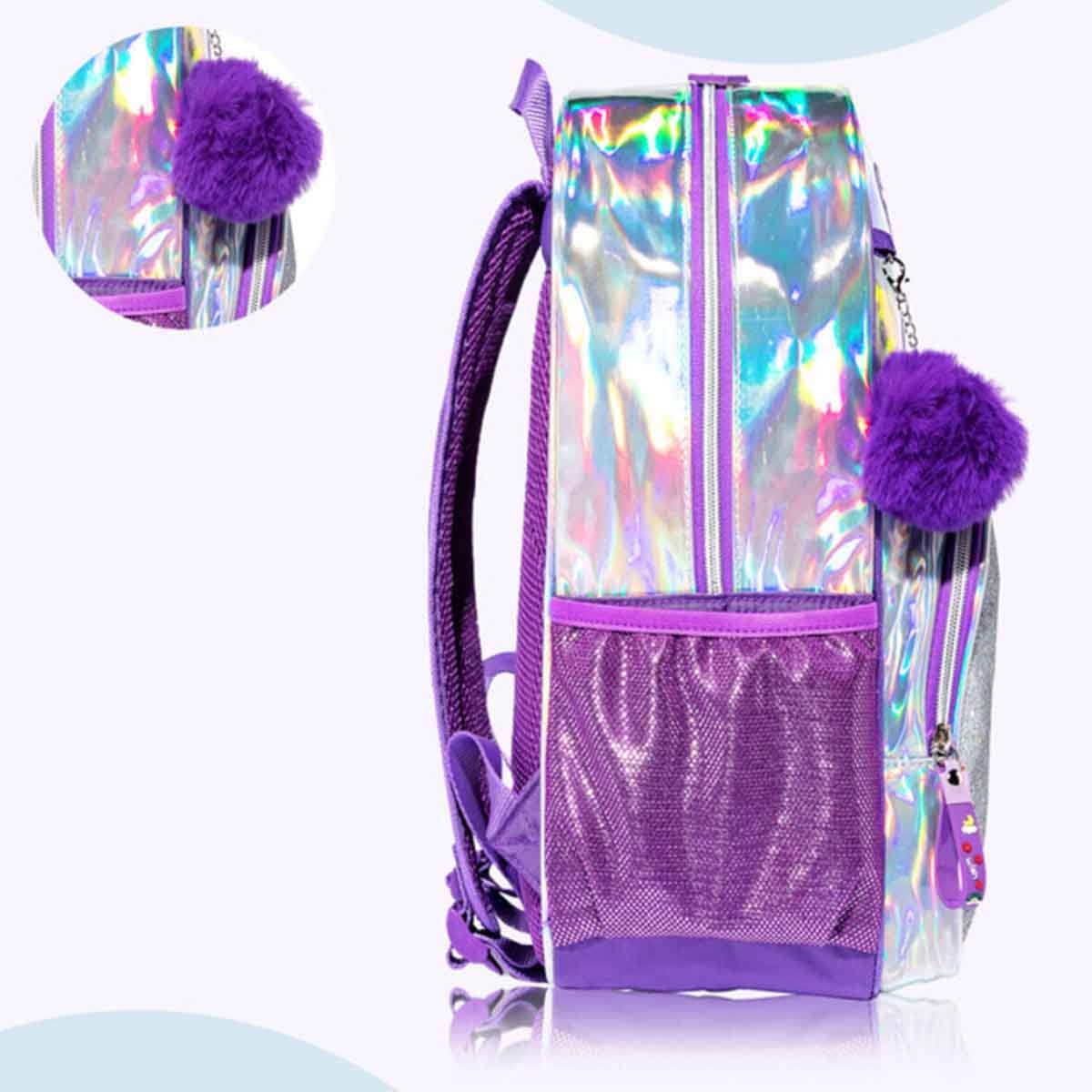 Eazy Kids 18" Girl Power 3-in-1 School Bag, Lunch Bag & Pencil Case Combo