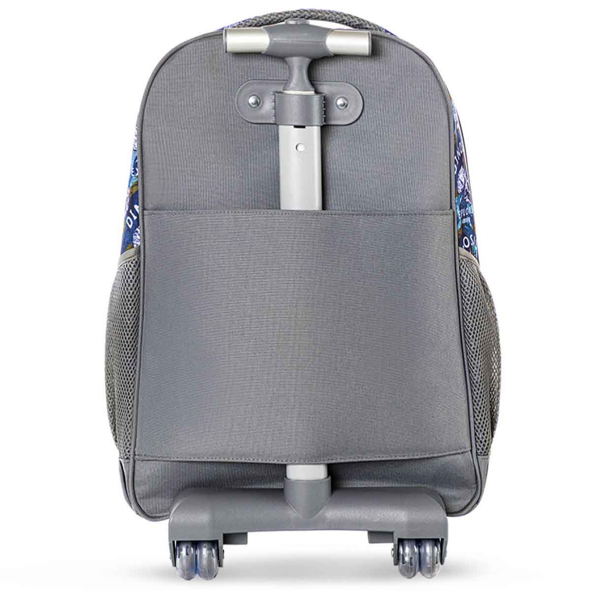 Eazy Kids 18" T-Rex 3-in-1 Trolley Backpack with Lunch Bag & Pencil Case