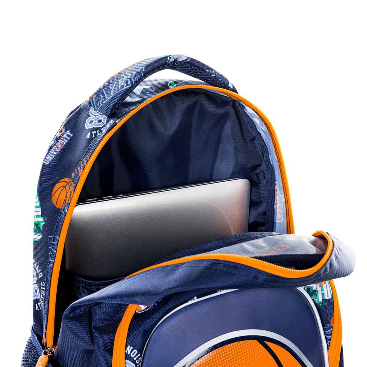 Eazy Kids 18" Basketball 4-in-1 Backpack with 4 Wheel Trolley, Lunch Bag & Pencil Case