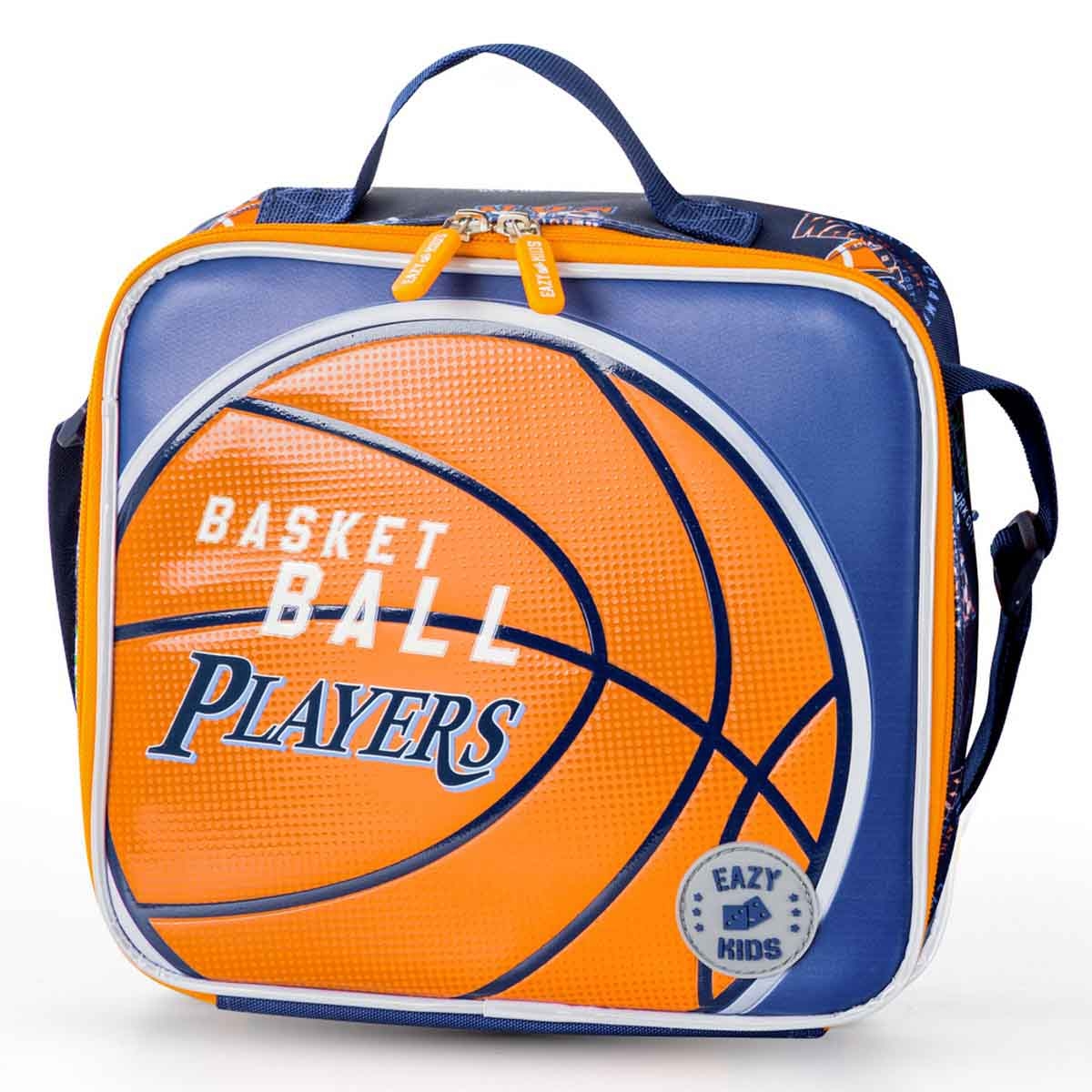 Eazy Kids 18" Basketball 4-in-1 Backpack with 4 Wheel Trolley, Lunch Bag & Pencil Case