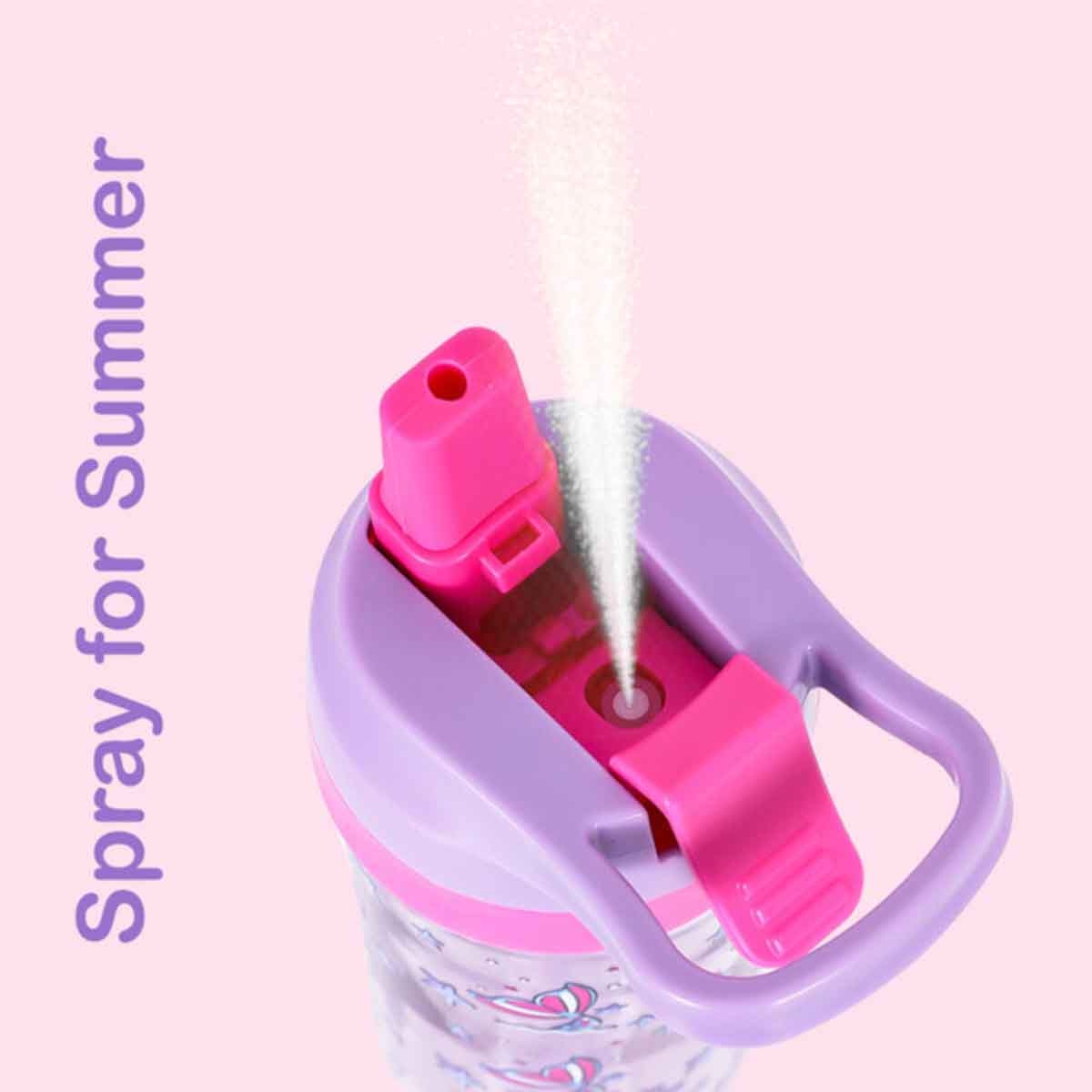 إيزي كيدز مجموعة 4 في 1 حقيبة مدرسية 18 إنش بعجلات بتصميم حورية البحر مع زجاجة ماء تريتان 420 مل وحقيبة غداء وحقيبة أقلام