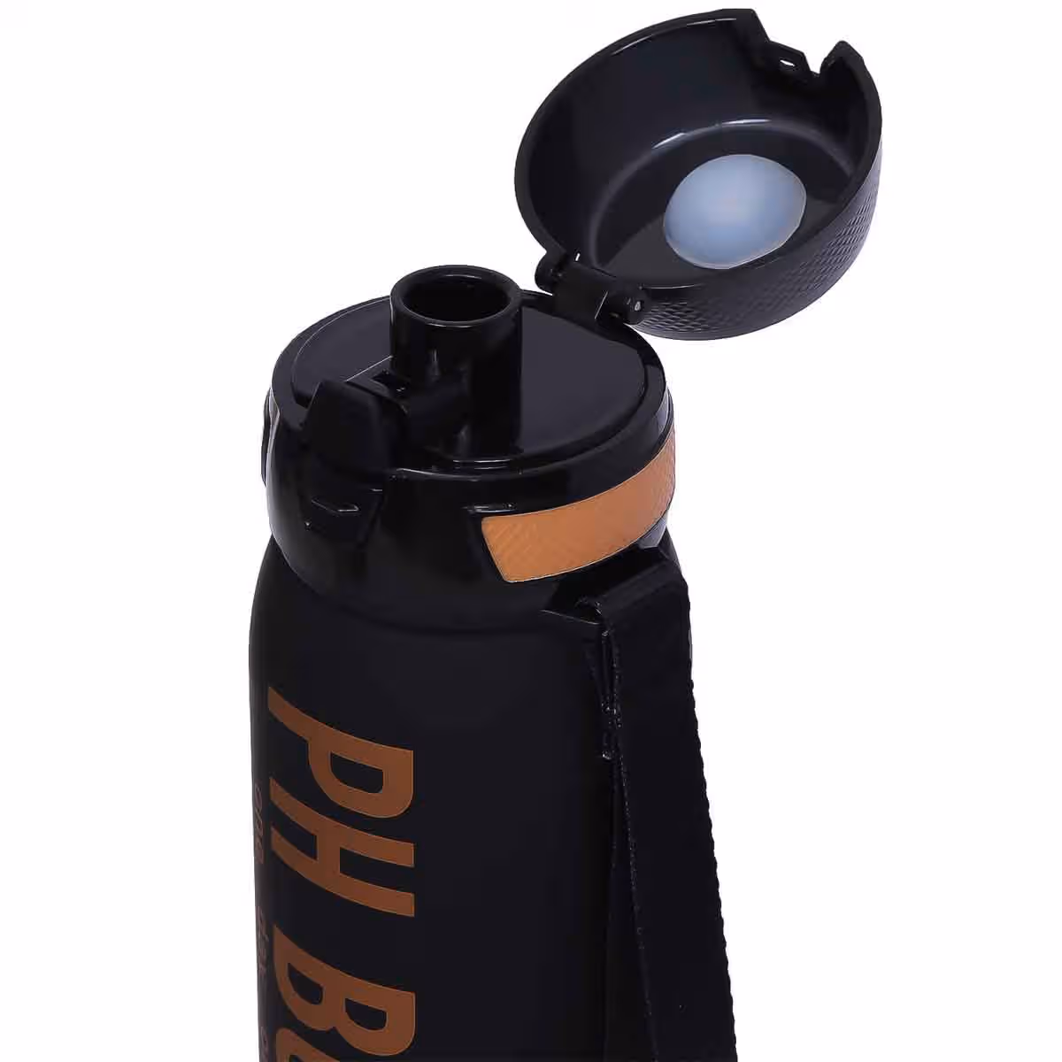 Eazy Kids 1L Black Water Bottle Unisex, 3-4 Years