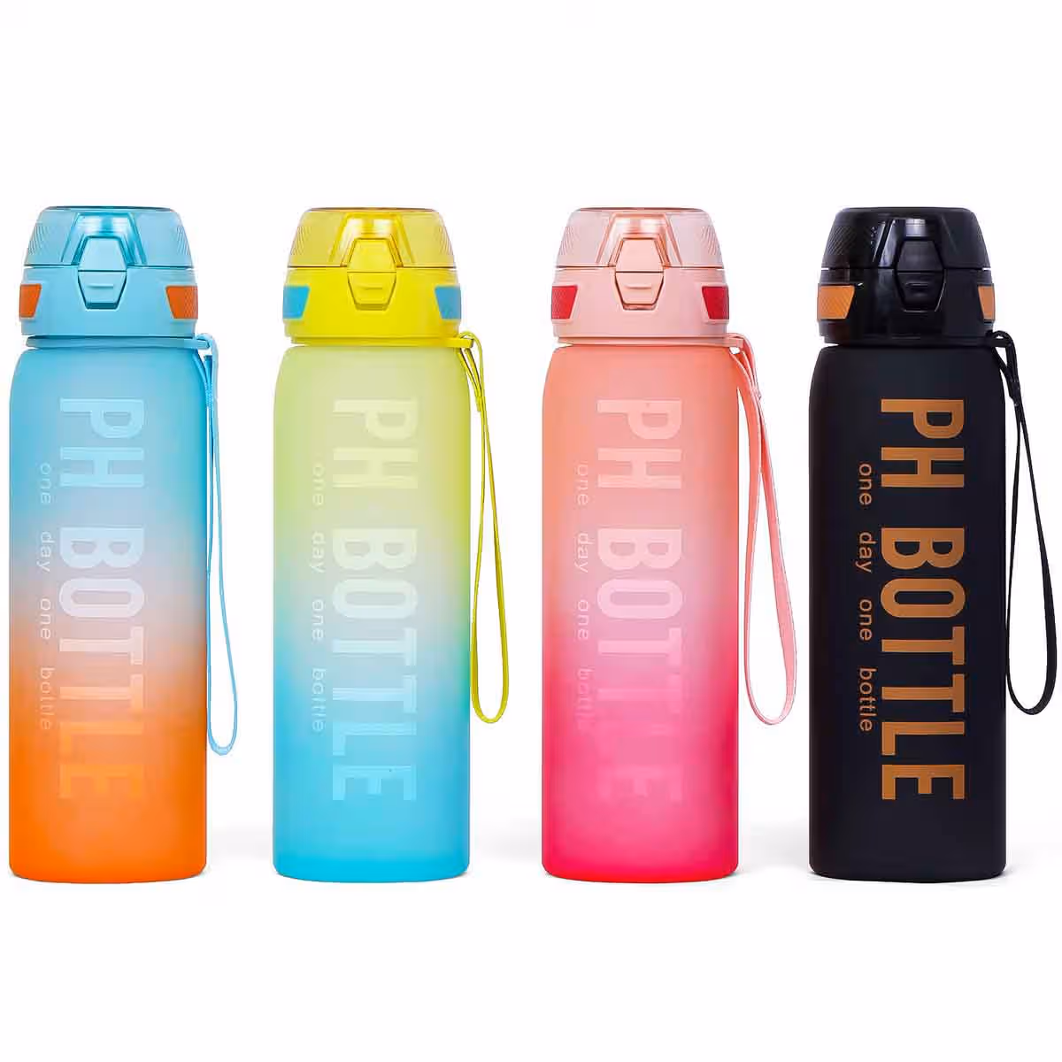 Eazy Kids 1L Black Water Bottle Unisex, 3-4 Years