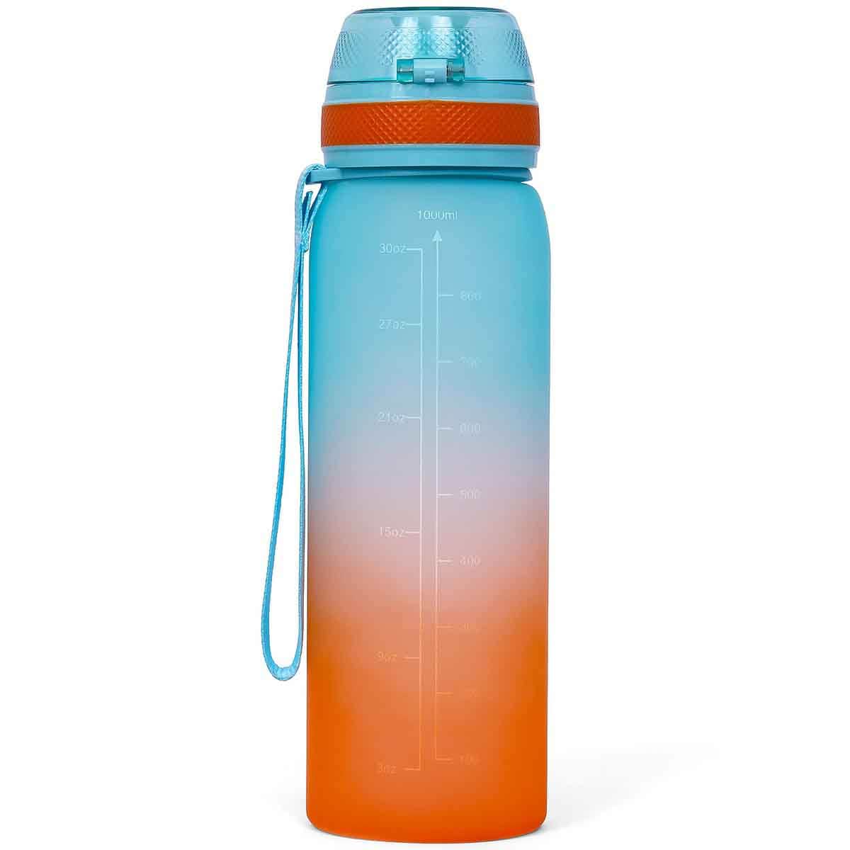 Eazy Kids 1L Blue Water Bottle Unisex, 3-4 Years