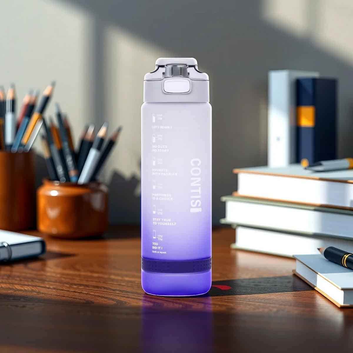 Eazy Kids 1L Grey Water Bottle Unisex, 3-4 Years