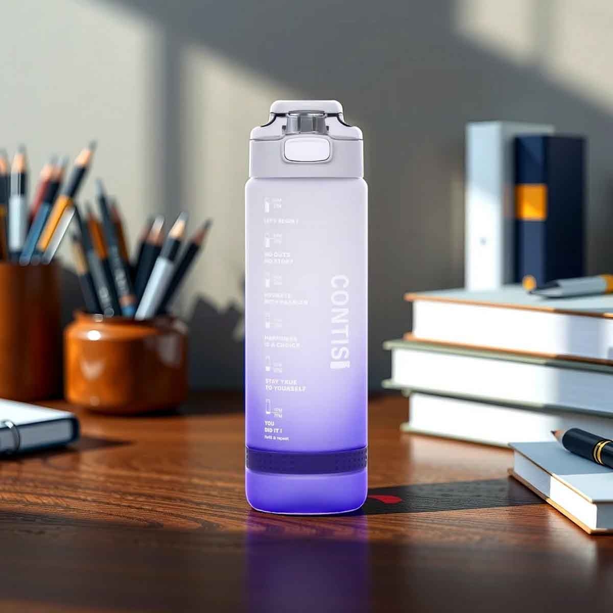 Eazy Kids 1L Grey Water Bottle Unisex, 3-4 Years