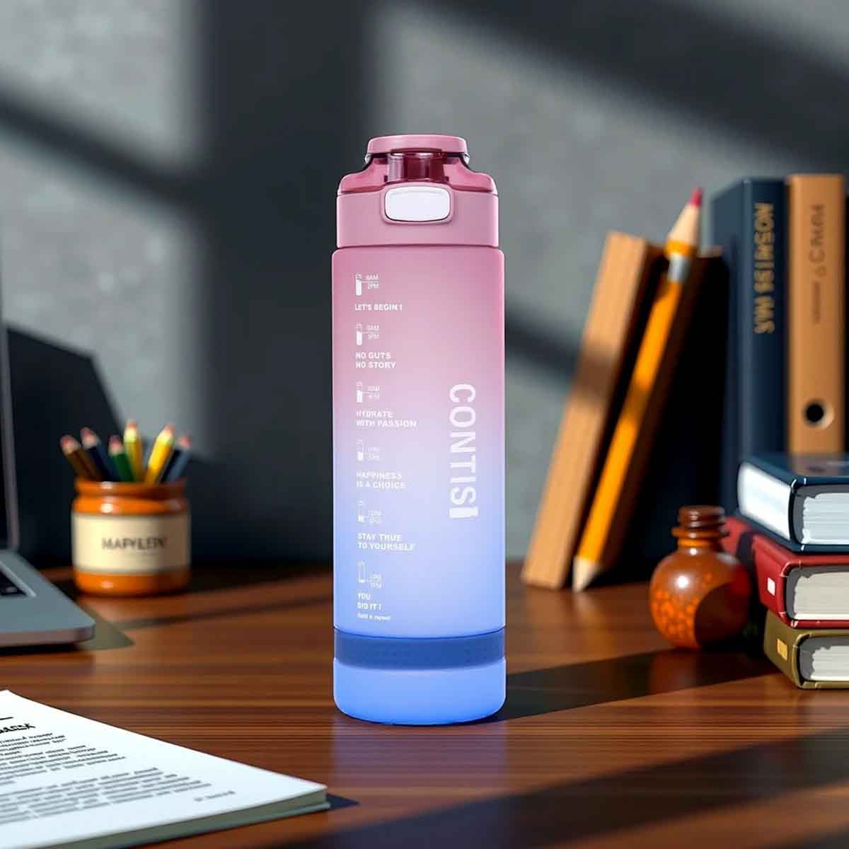 Eazy Kids 1L Lilac Water Bottle Unisex, 3-4 Years