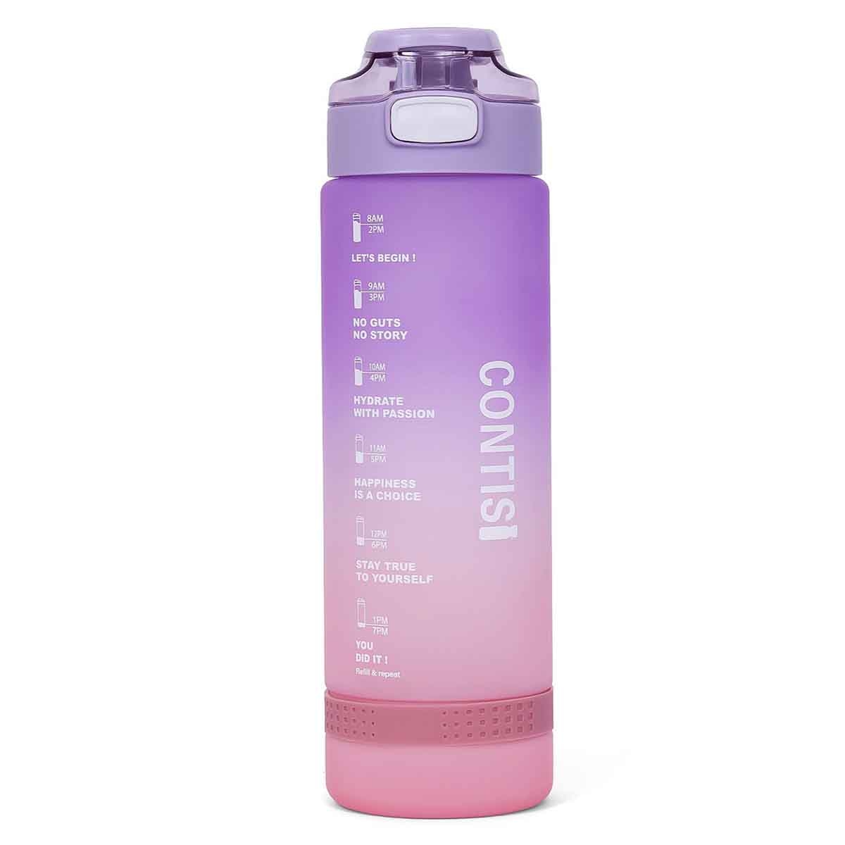 إيزي كيدز زجاجة ماء 1 لتر بنفسجي للجنسين، 3-4 سنوات