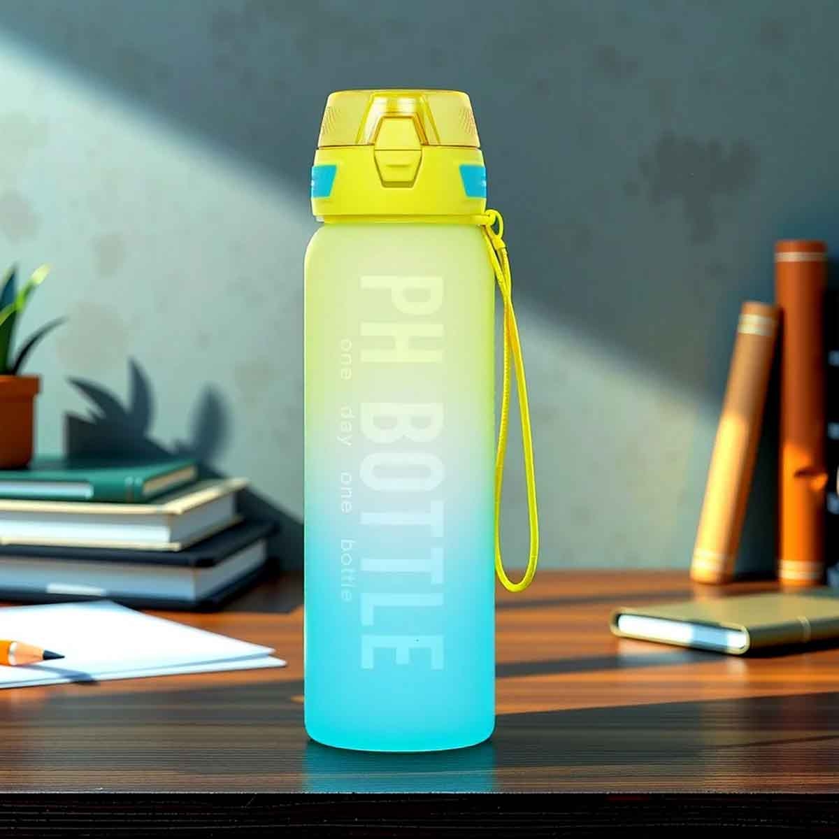 إيزي كيدز زجاجة ماء 1 لتر أصفر للجنسين، 3-4 سنوات