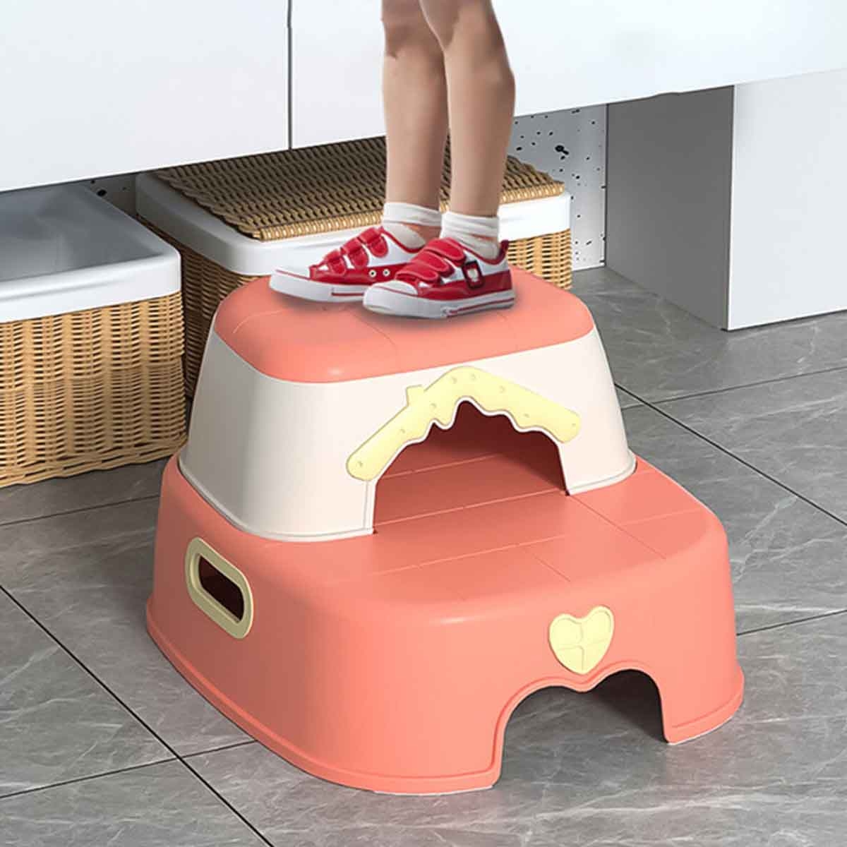 Eazy Kids 2-in-1 Pink Step Stool