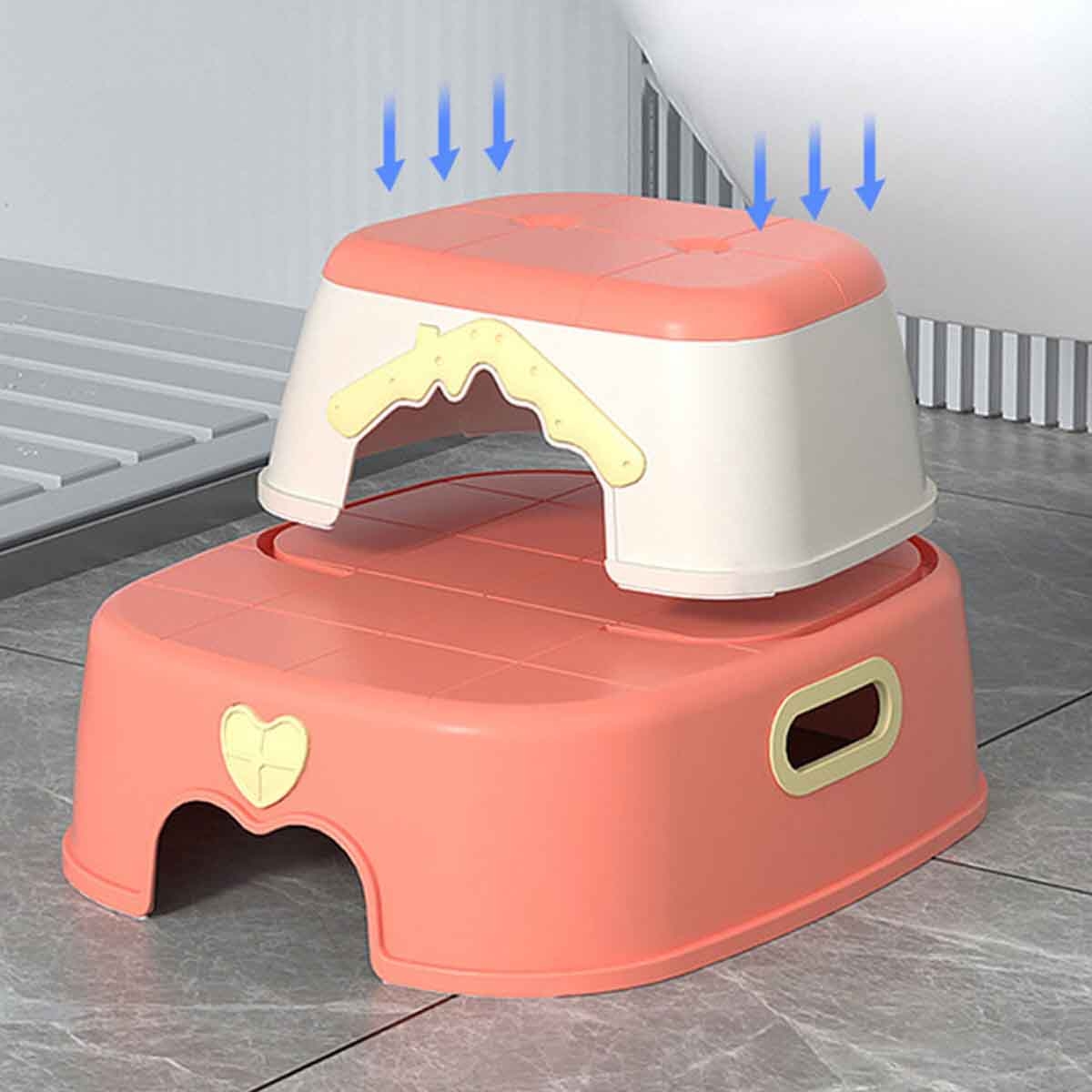 Eazy Kids 2-in-1 Pink Step Stool