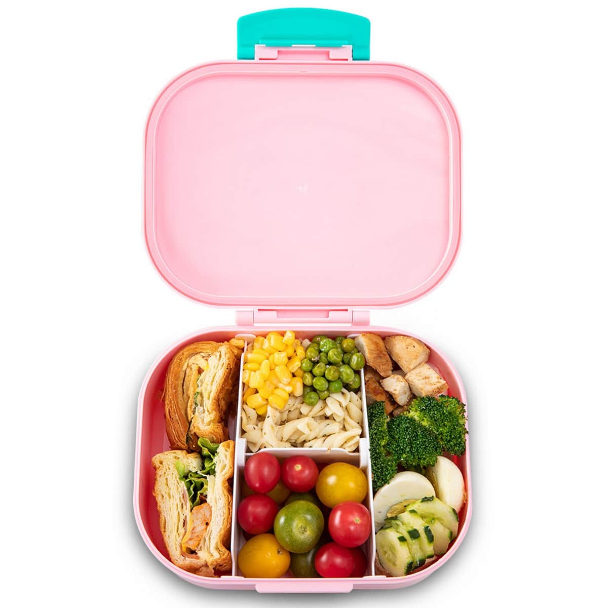 Eazy Kids 2-Piece 1200ml + 760ml Shine Pink Bento Lunch Box Set